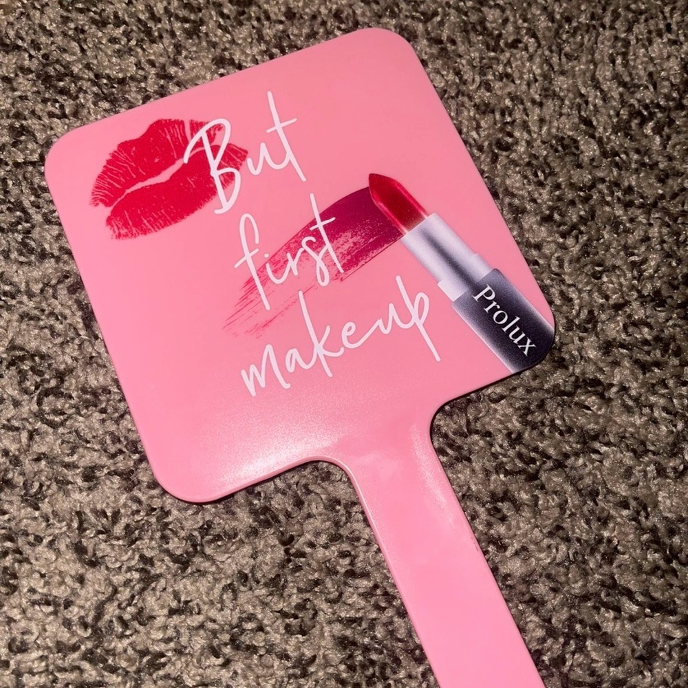 Pink Handheld Mirror